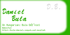 daniel bula business card